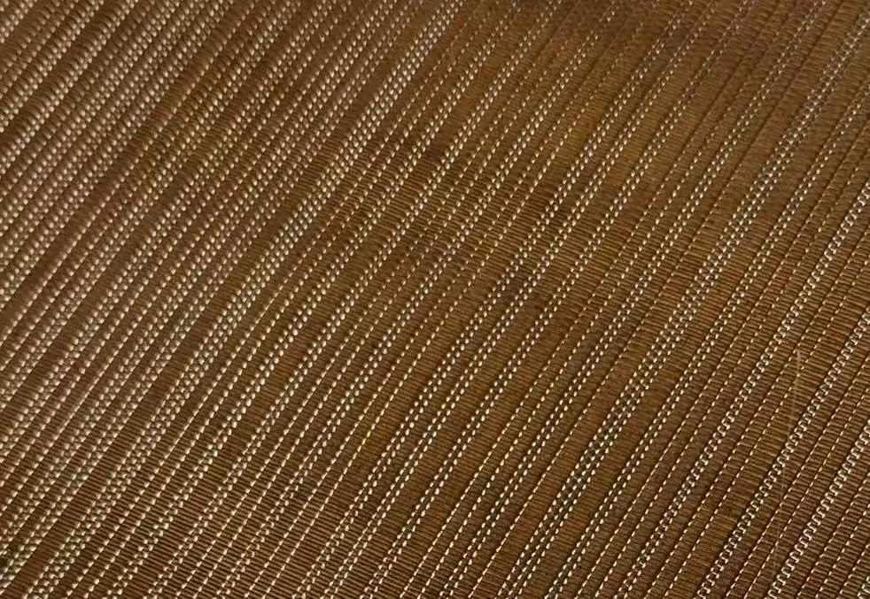 SG-LG-019 laminated glass metal mesh pattern sample