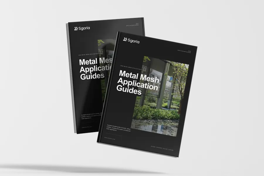 SGORIA metal mesh application guides cover