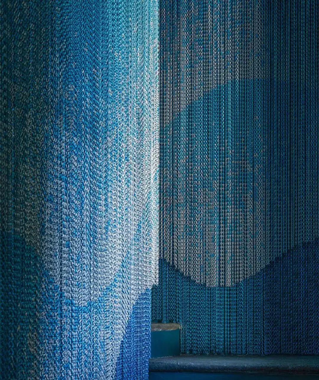 Interior Partition architectural metal mesh application