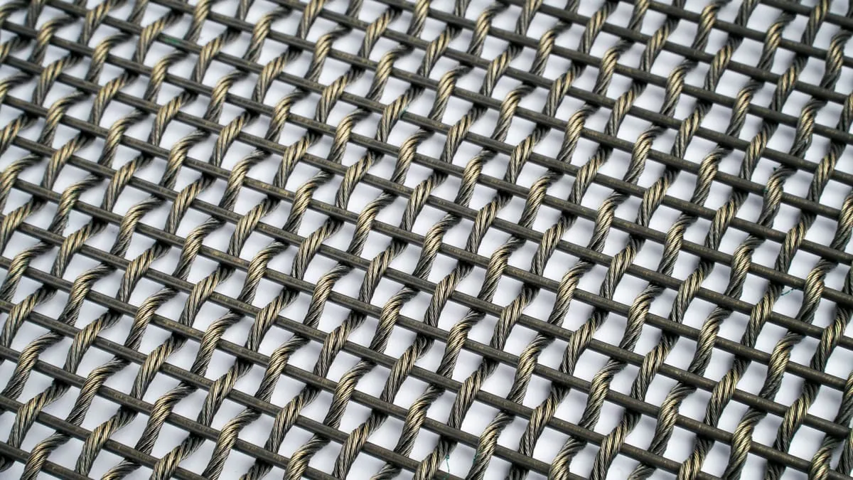 SG-CR-005 architectural cable rod wire mesh sample