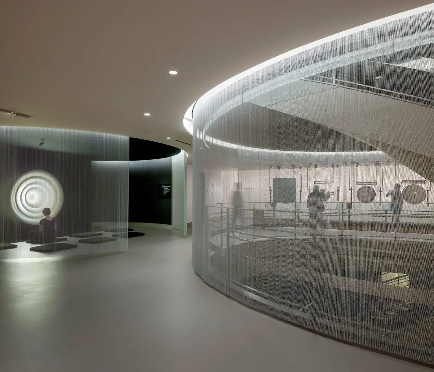 Interior divider for Metal Coil Drapery