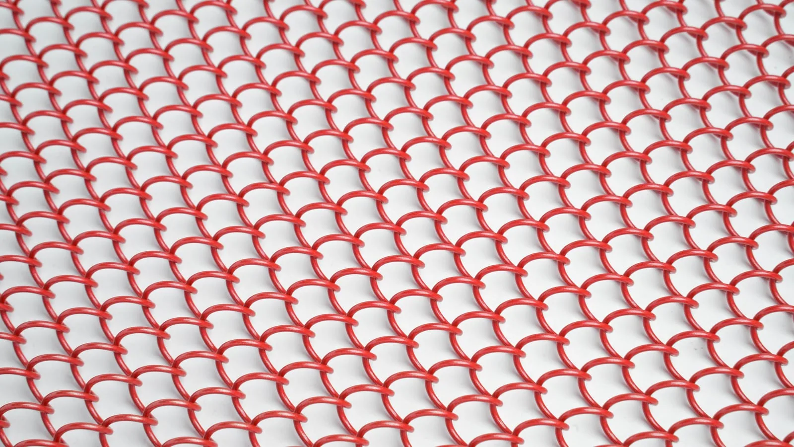 Red coil texture for Metal Coil Drapery