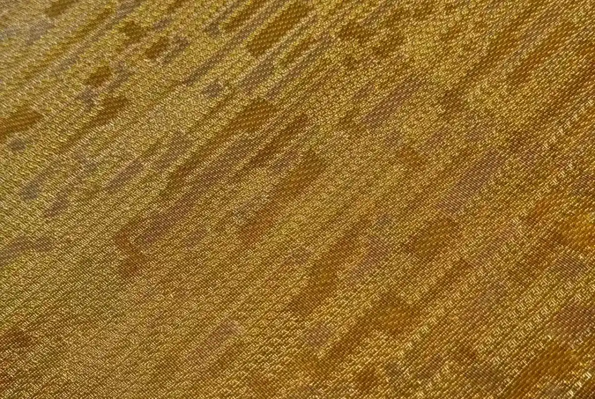 Gold mesh detail for Laminated Glass Metal Mesh