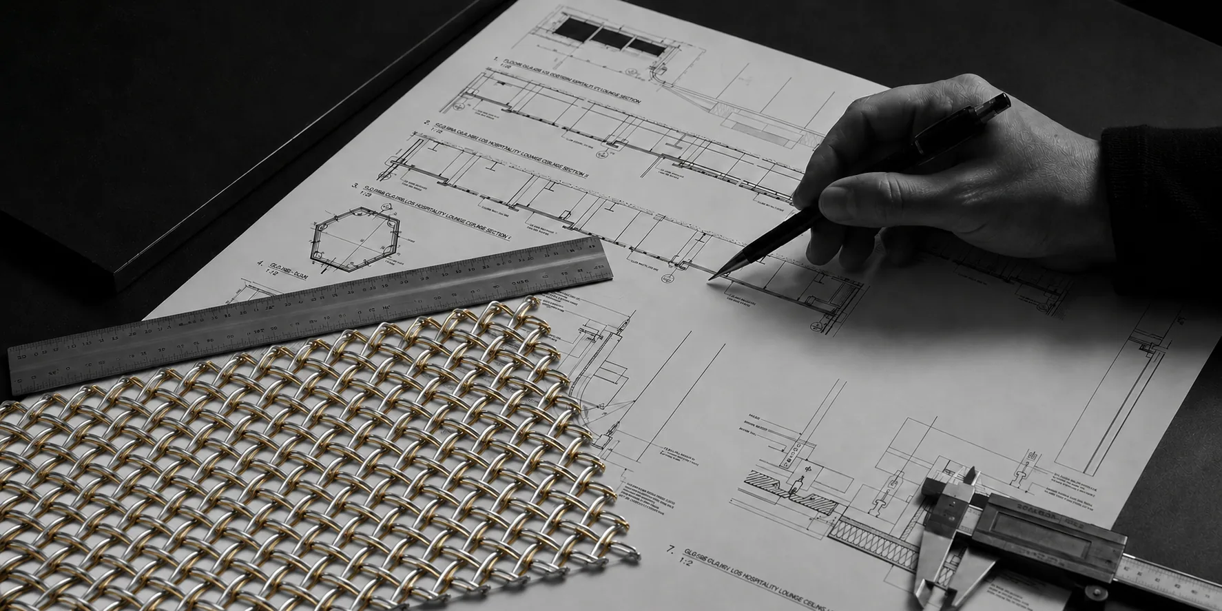 What drawings are needed before quoting architectural metal mesh? insight cover