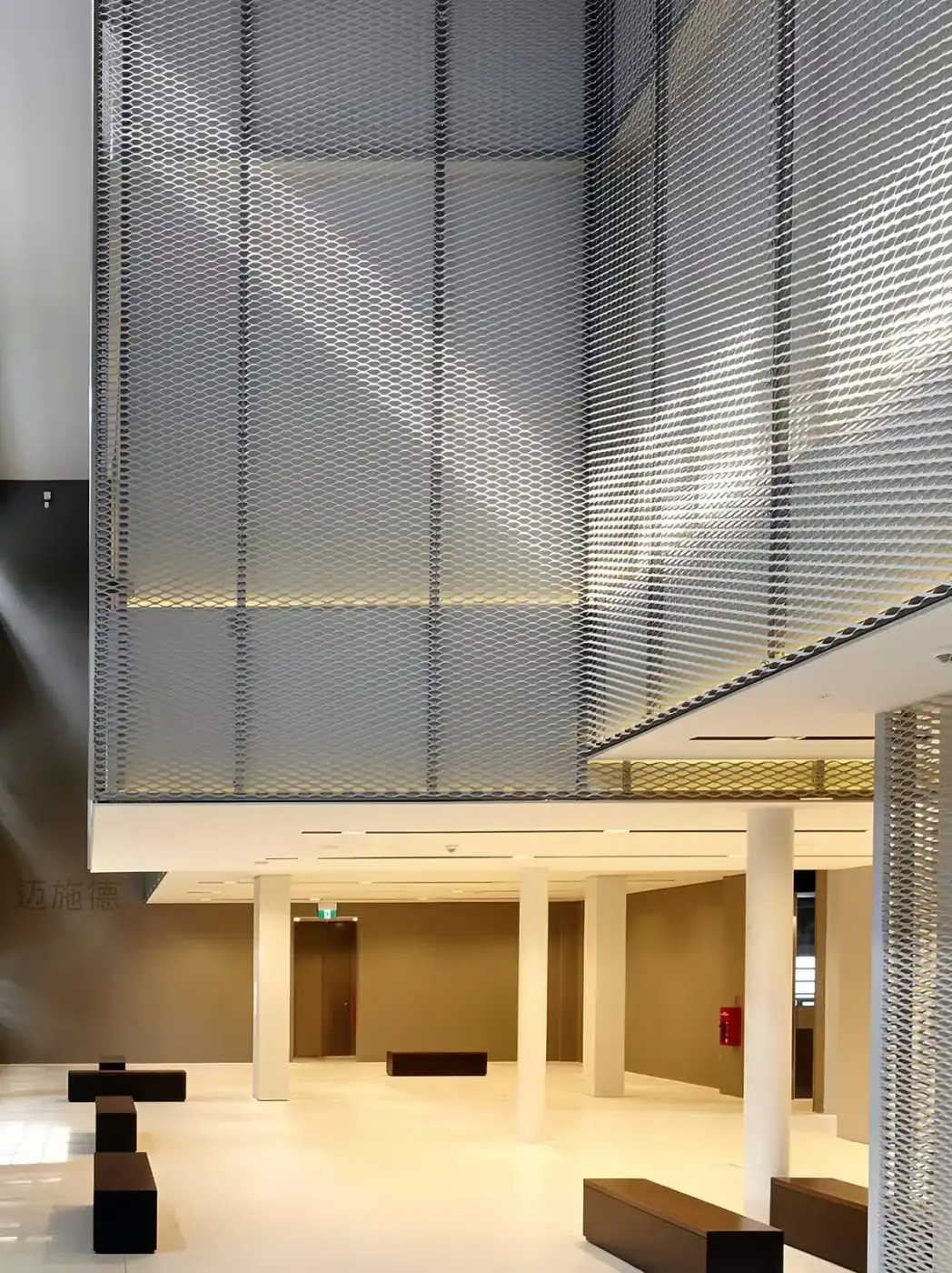 Framed perforated metal panel module
