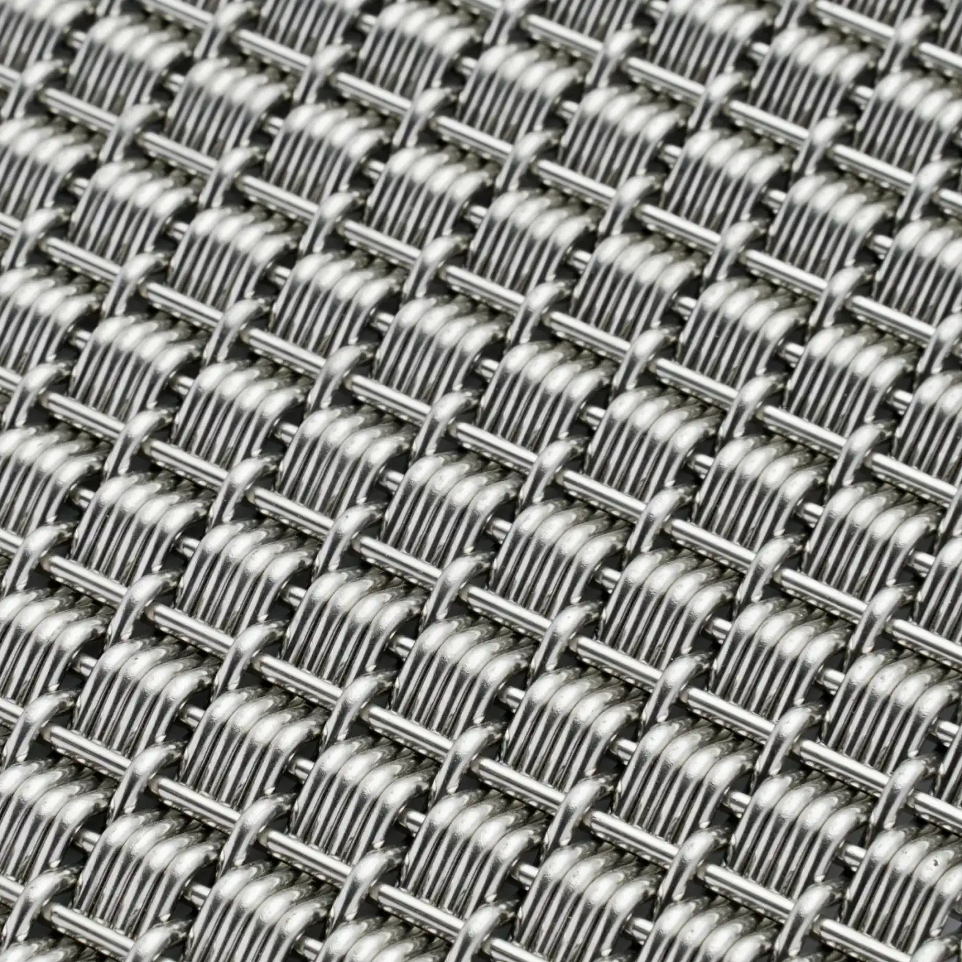 Natural metal finish for SGORIA architectural metal mesh