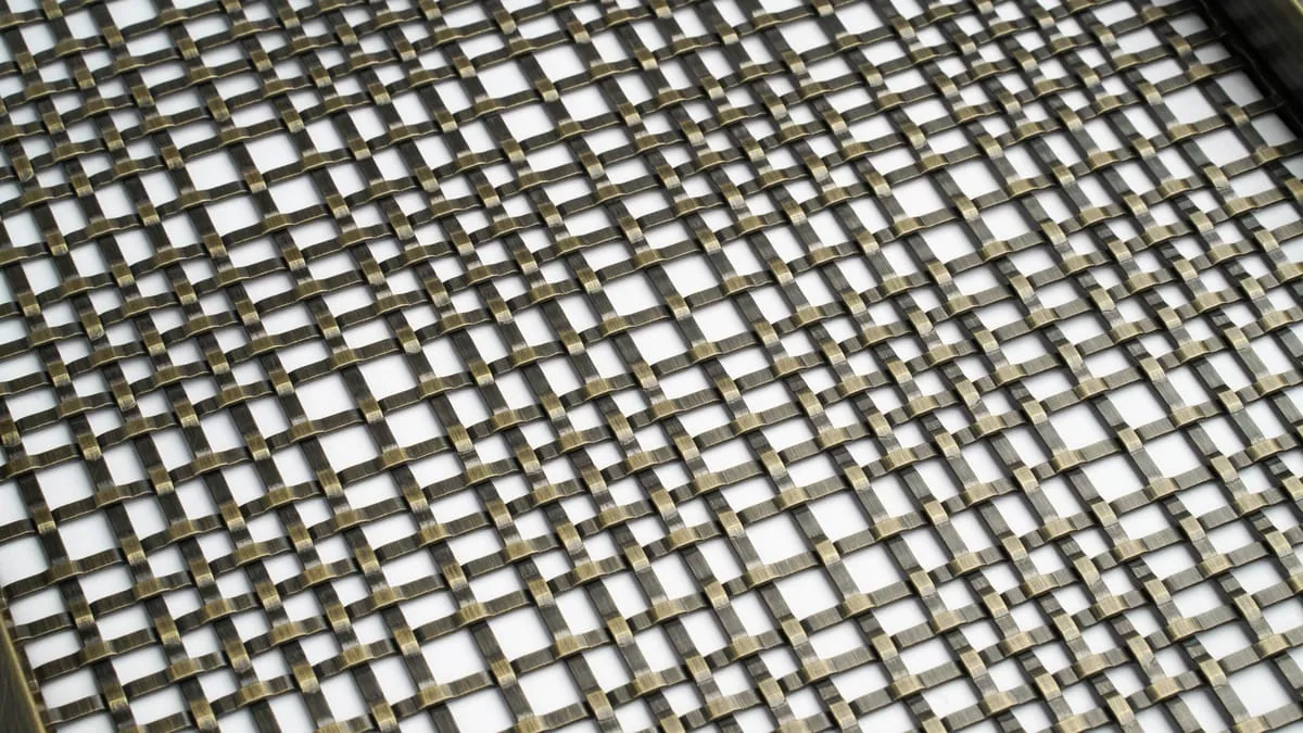SG-WM-051 architectural woven wire mesh sample